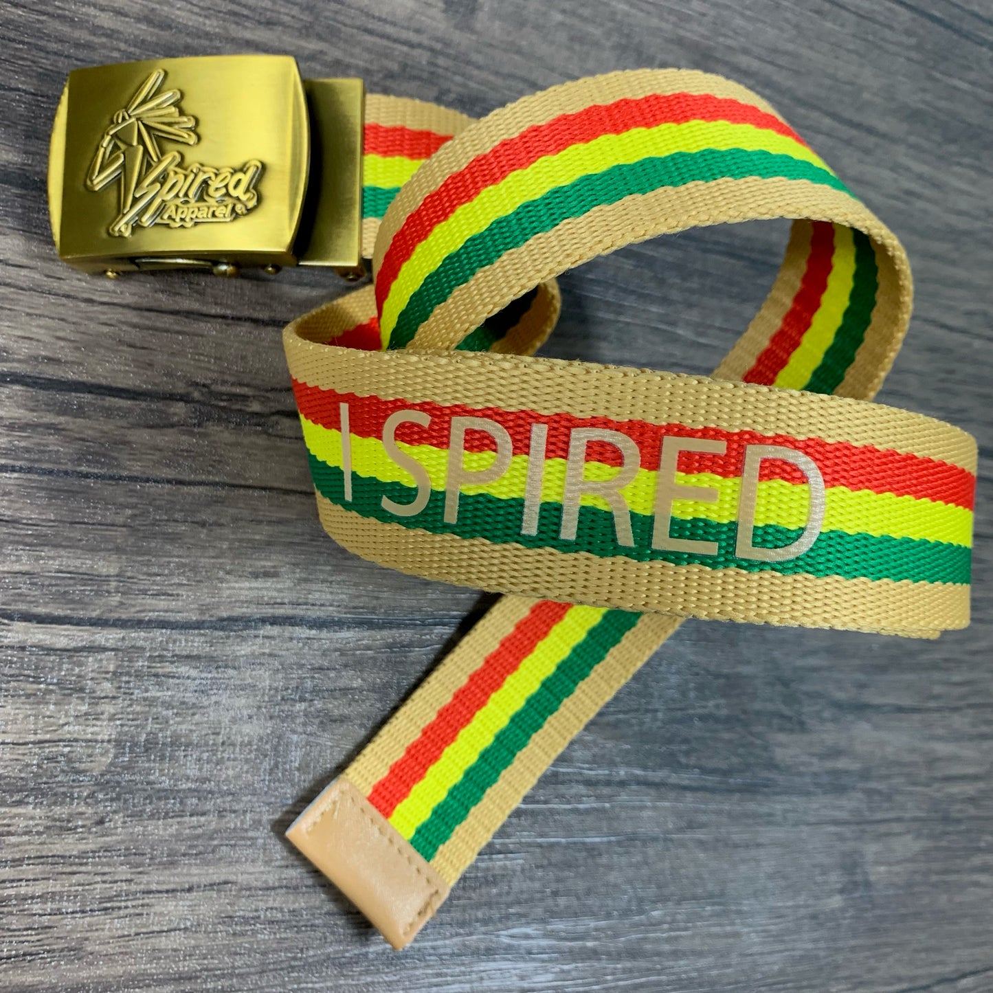 I-Can RYG Striped Camel Belt