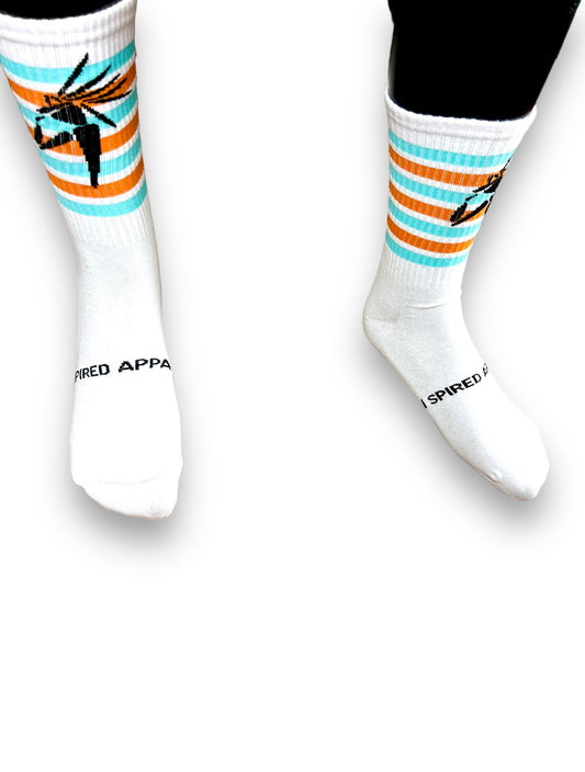 BREEZE I-logo Crew Socks