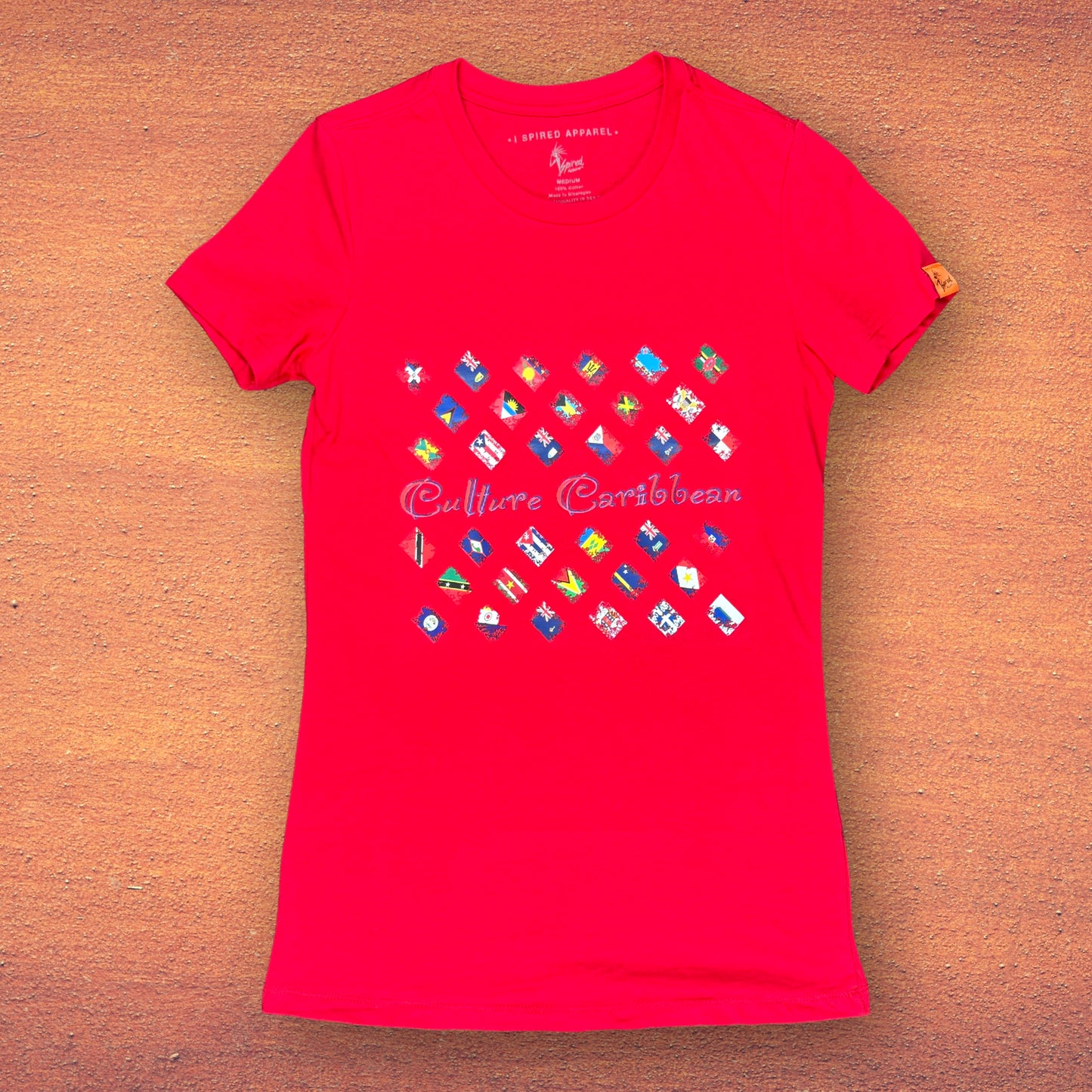 Culture Caribbean Women's Slim Fit T-Shirts