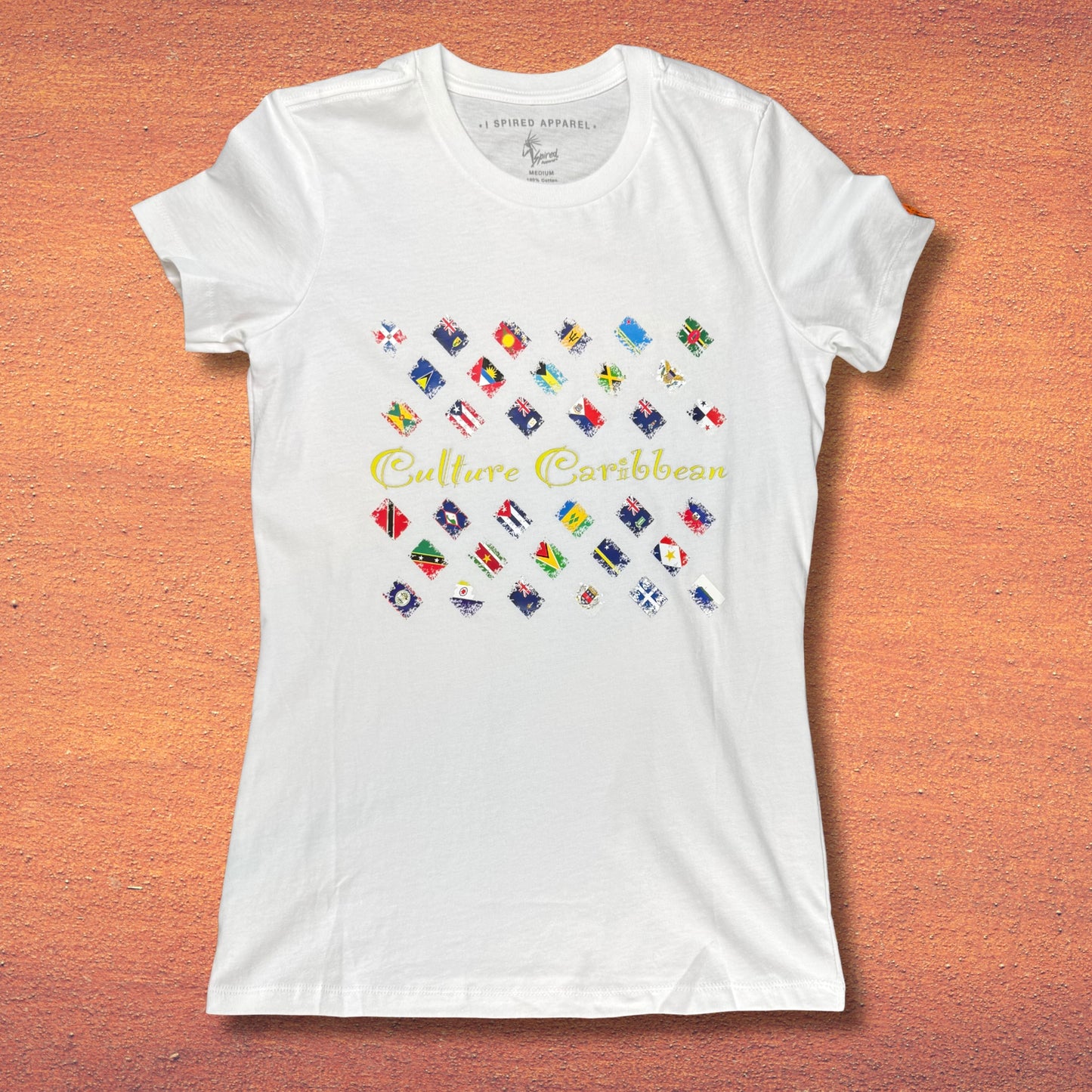 Culture Caribbean Women's Slim Fit T-Shirts