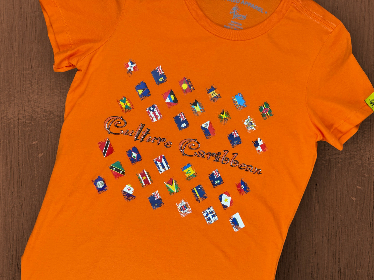 Culture Caribbean Women's Slim Fit T-Shirts